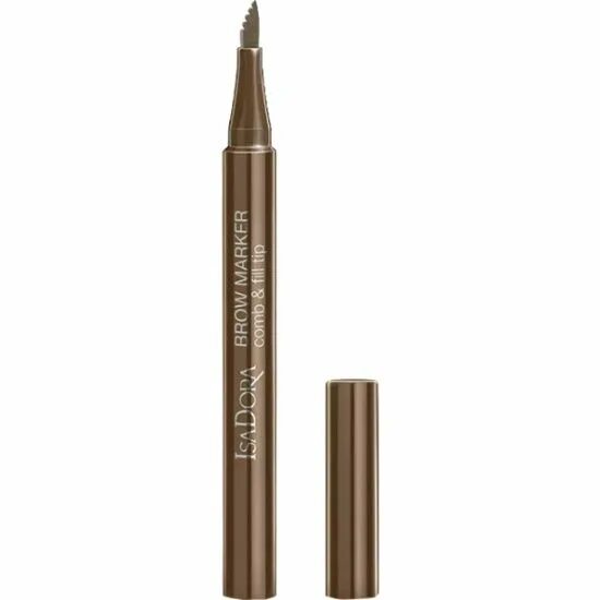 Маркер для бровей с эффектом татуажа Маркер для бровей IsaDora Brow Marker comb &fill tip, тон 20 - купить в интернет