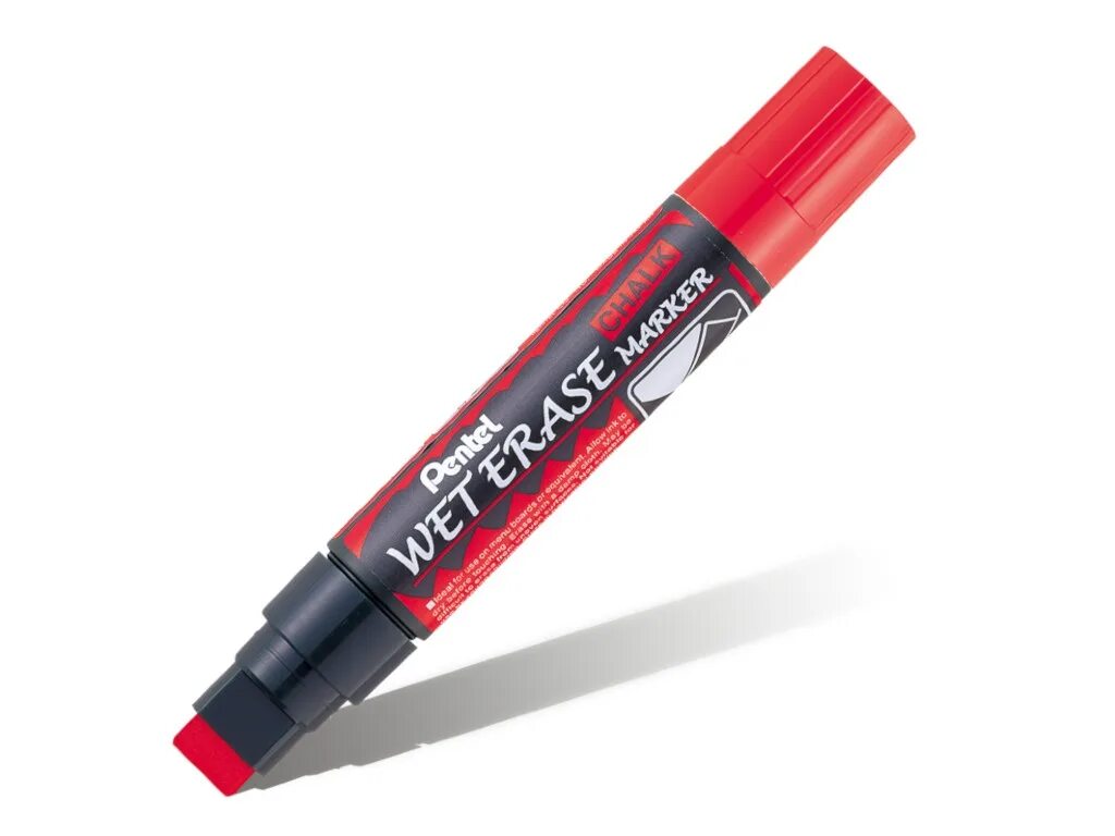Маркер фото тамбов Маркер Pentel Wet Erase Marker 10-15mm Red SMW56-B, SMW56-B - купить по цене 311