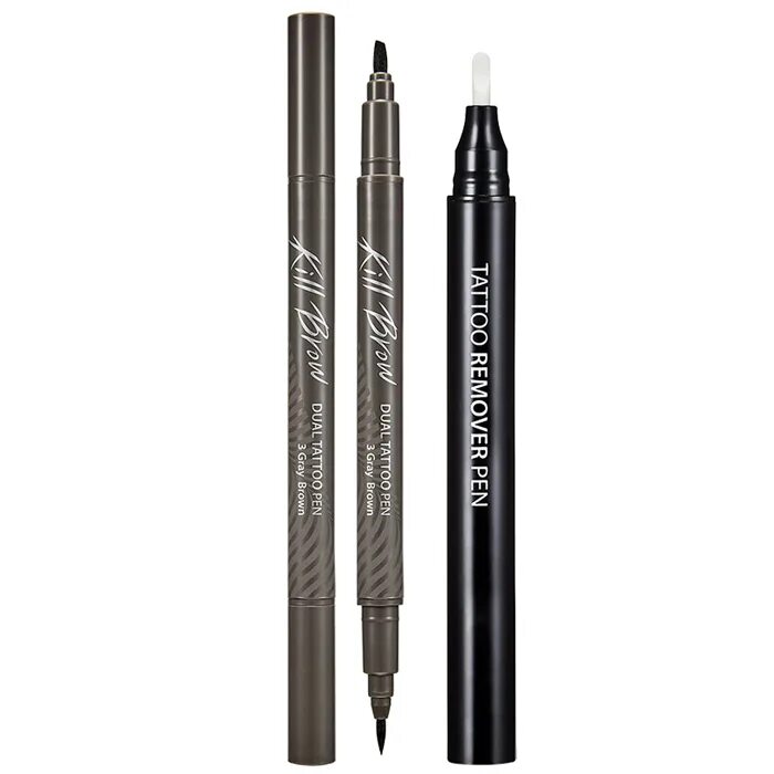 Маркер с эффектом татуажа CLIO Kill Brow Dual Tattoo Набор для бровей (фломастер с эффектом тату + коррект