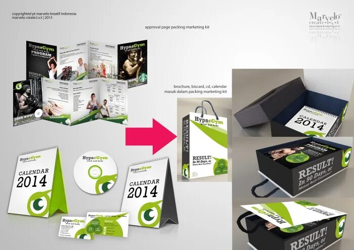 Маркетинг для дизайнеров интерьера Hypnogym Brand - Print and Identity System by Rangga Marvel at Coroflot.com