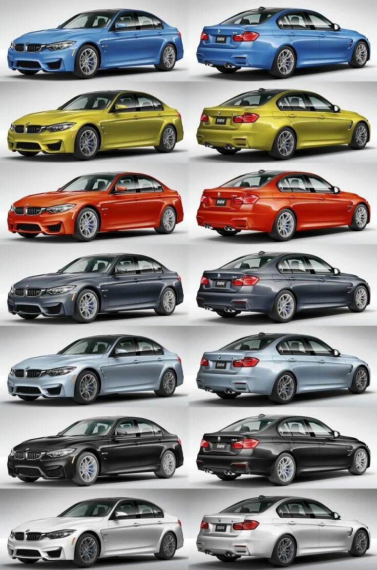 Марки бмв список с фото все модели 2015 BMW M3 - Configurator Buyers Guide to Options, Colors, Wheels and Best Equi
