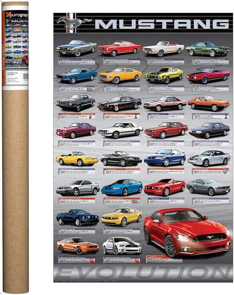 Марки форда список и фото Amazon.com: Ford Mustang Posters