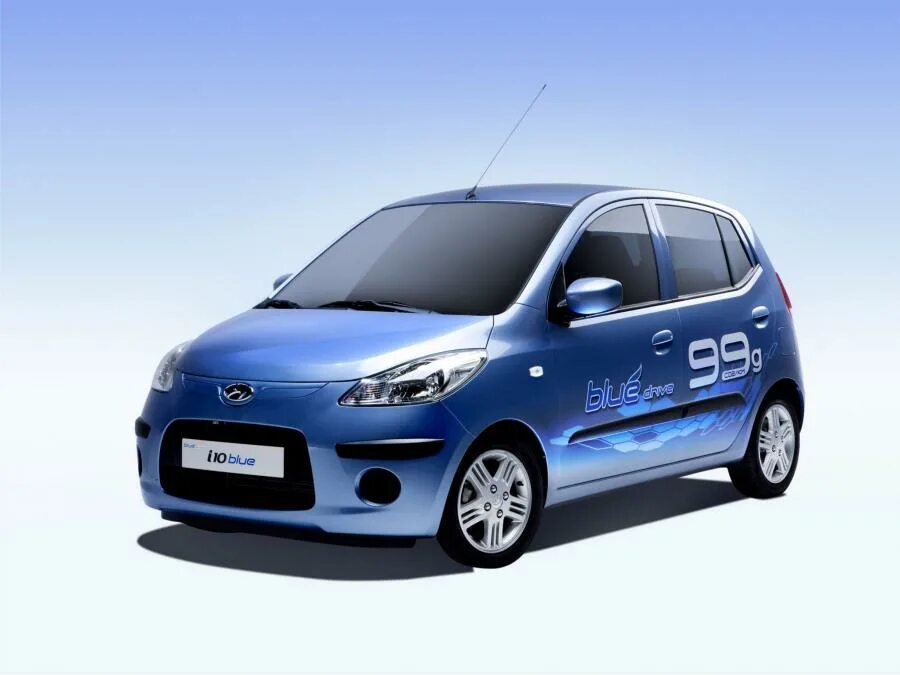 Марки хендай список с фото Hyundai i10 Blue Drive Concept 2010 года выпуска. Фото 3. VERcity