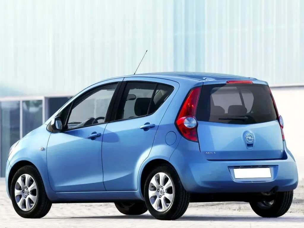 Марки маленьких машин фото и названия Opel Agila 2007, 2008, 2009, 2010, 2011, хэтчбек 5 дв., 2 поколение, B техническ