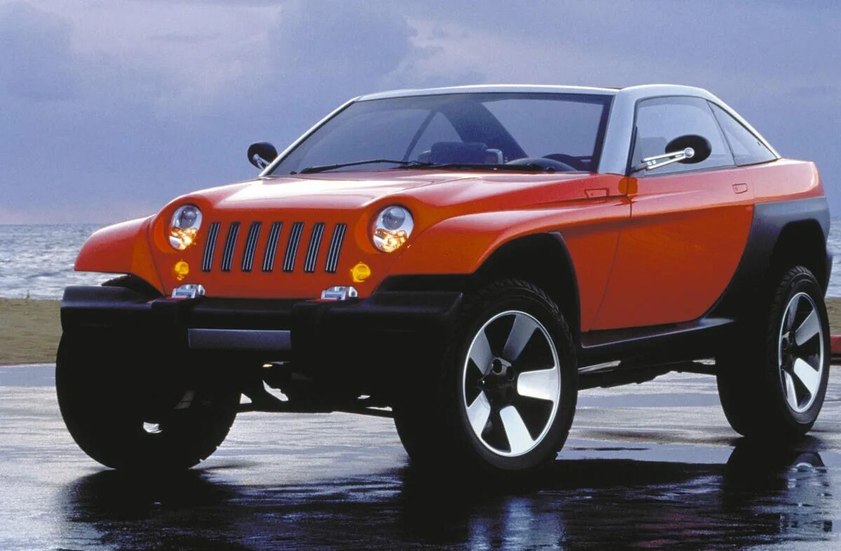 Марки машин джипов фото и названия Jeep Jeepster concept was a V8-powered, off-road hot rod - CNET
