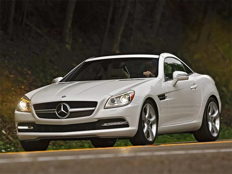 Марки машин мерседес фото Фото Mercedes-Benz SLK-Class - Mercedes-Benz SLK R172 производится с 2011 года