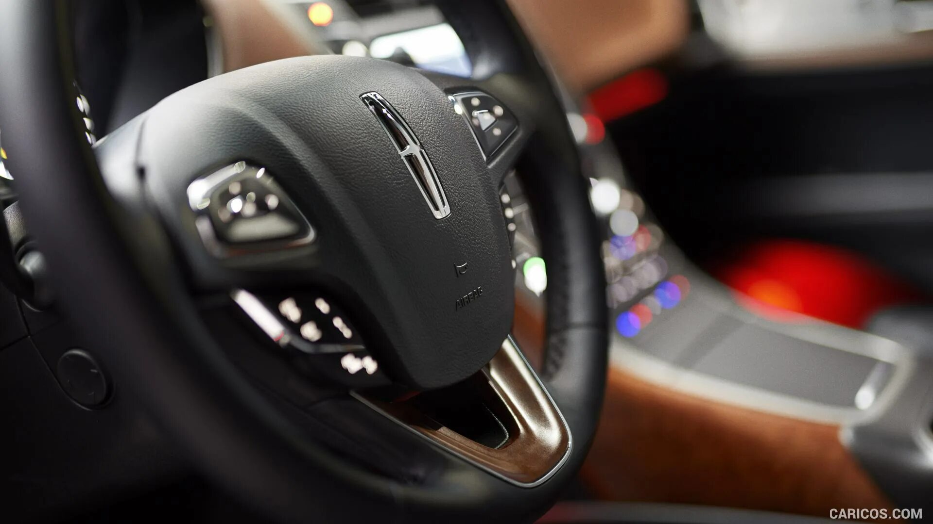 Марки машин на руле фото Lincoln MKX 2016MY Interior Steering Wheel