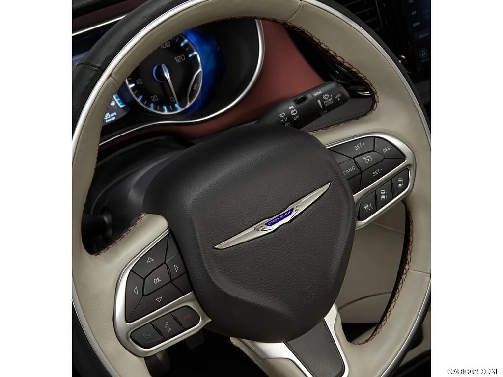 Марки машин на руле фото Chrysler Pacifica 2017MY Interior, Steering Wheel