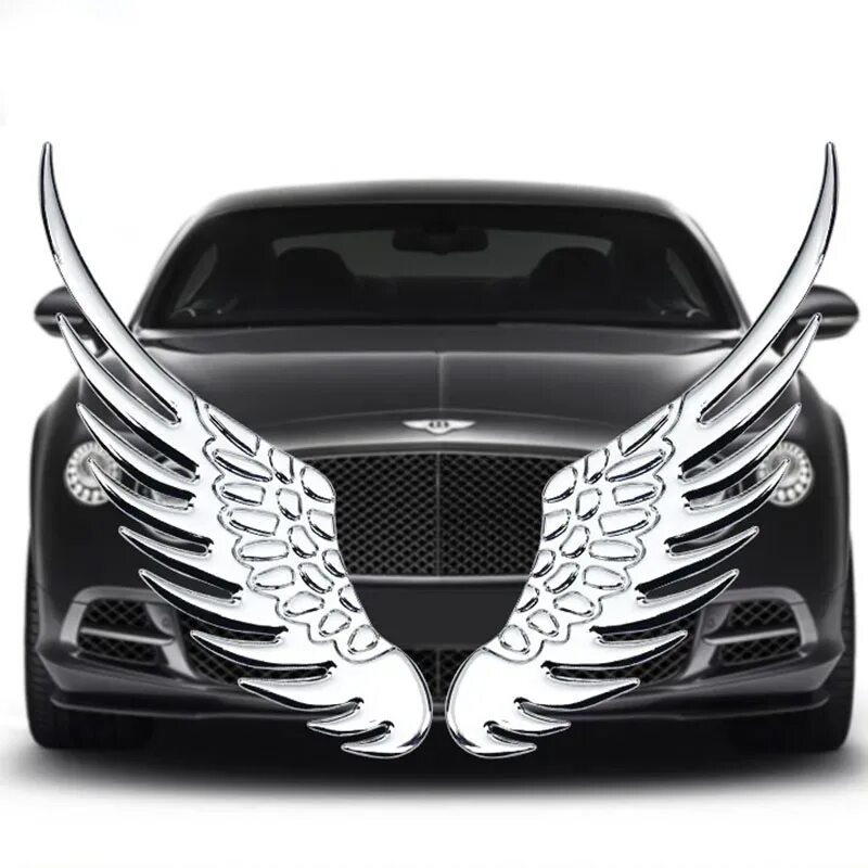 Марки машин с крыльями фото 1 пара модных 3D автомобильных наклеек с крыльями для Chevrolet cruze captiva la