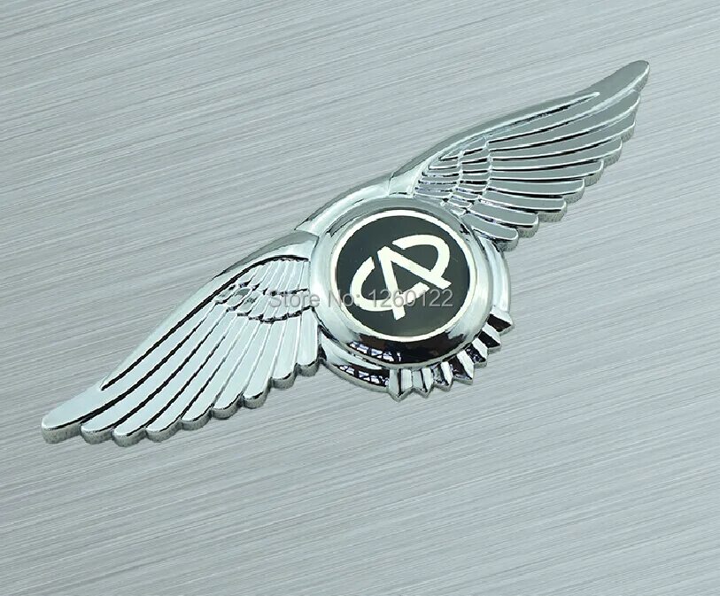 Марки машин с крыльями фото Fit Chery Emblem Badge Wings Vip Car Logo 3m Tape Front Hood Bonnet Emblem 8.5*2