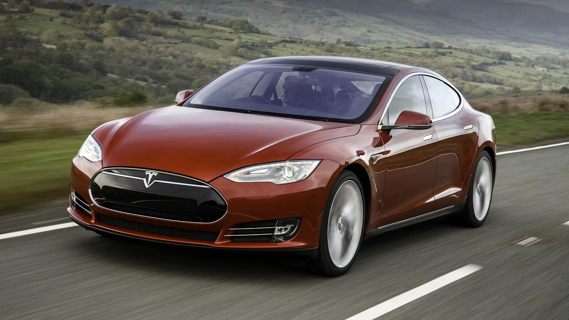 Марки машин тесла фото Hands off! The self-driving Tesla Model S is here Top Gear