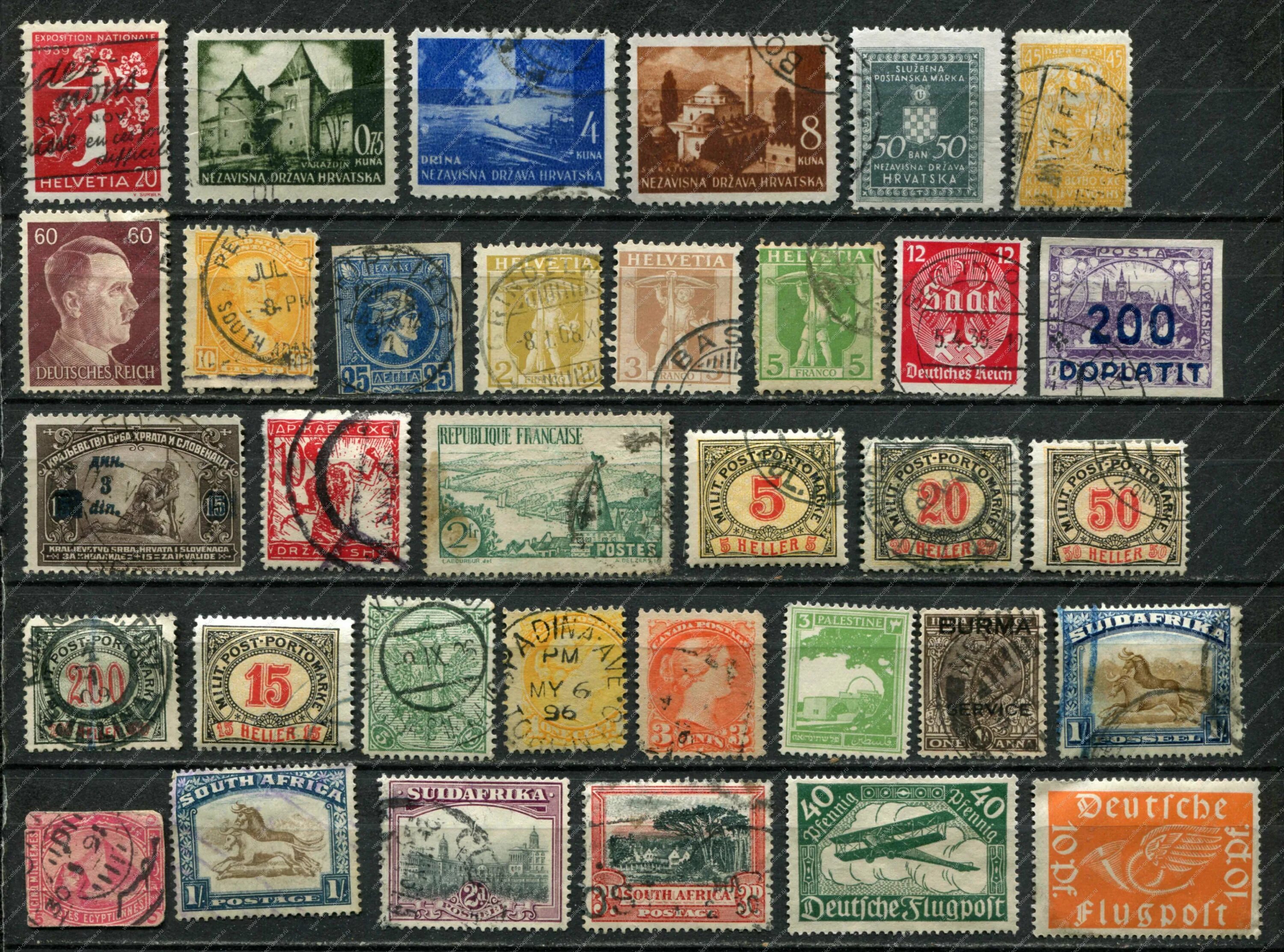 Марки мира фото и цены Collect-Online - интернет-магазин для коллекционеров: Наборы и коллекции марок и