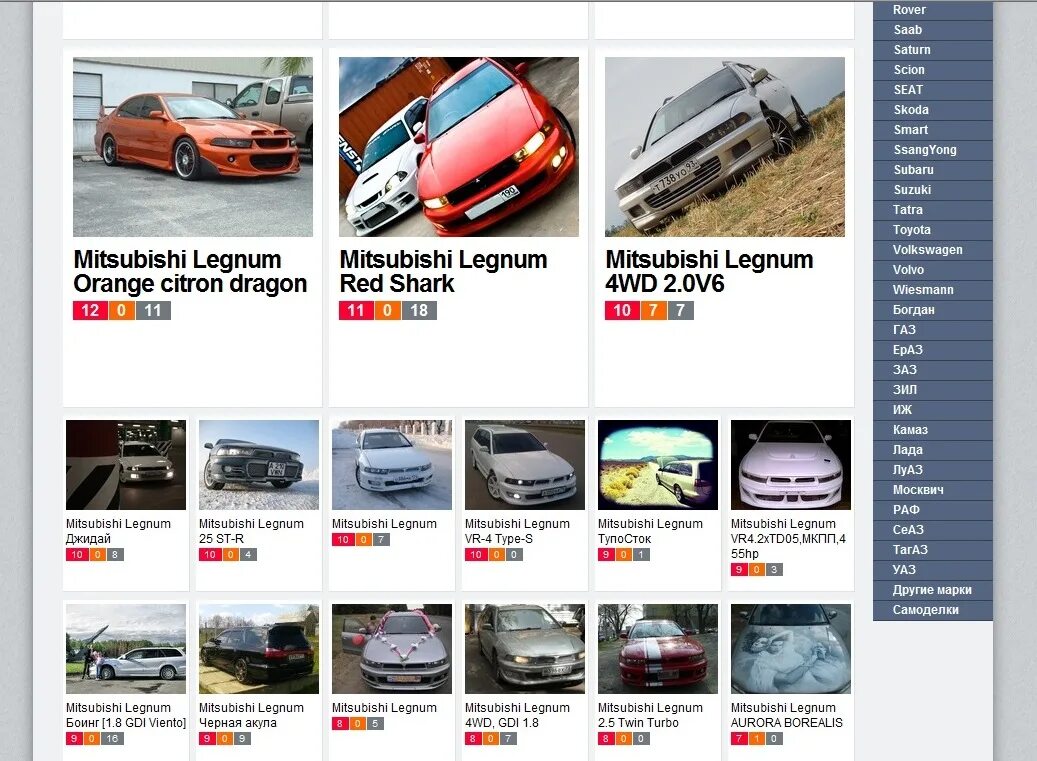 Марки митсубиси список с фото Моя Лега в главном списке - Mitsubishi Legnum, 2 л, 1997 года просто так DRIVE2