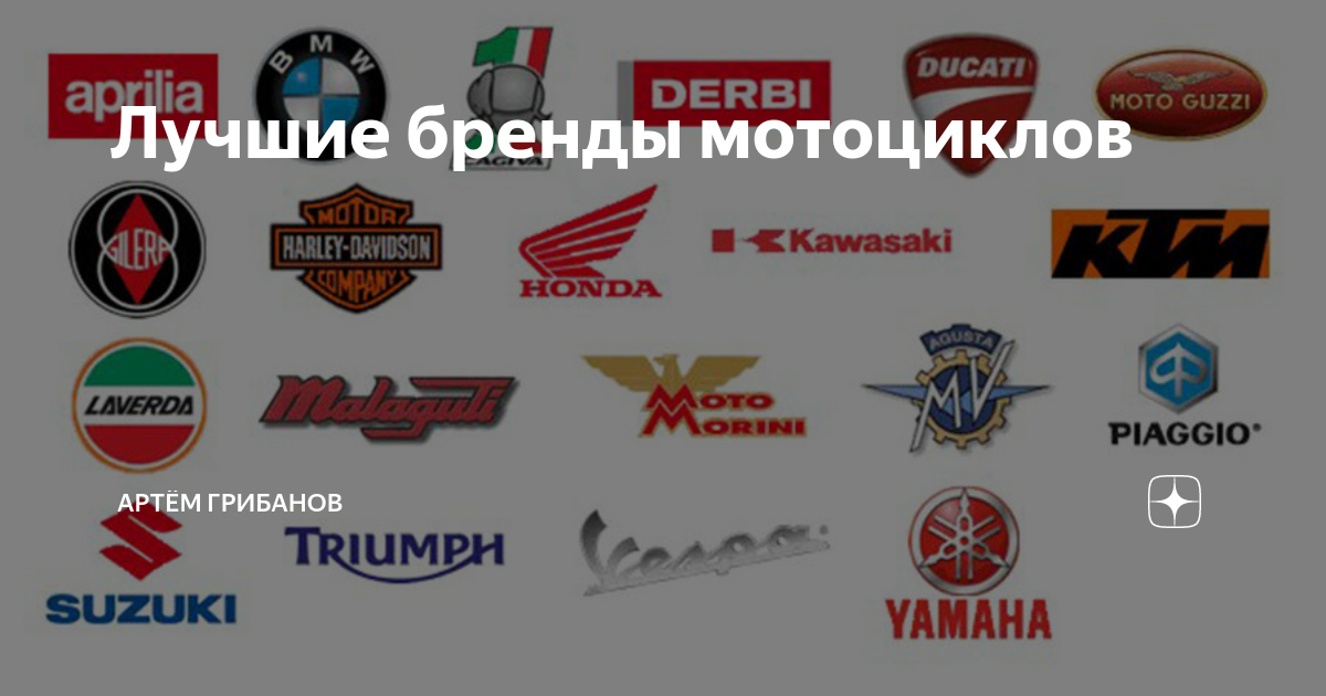 Марки мотоциклов с фото Лучшие бренды мотоциклов ИМ MyMotoShop.ru Дзен