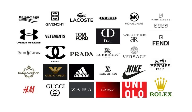 Марки одежды фото Designers Good clothing brands, Best clothing brands, Popular clothing brands
