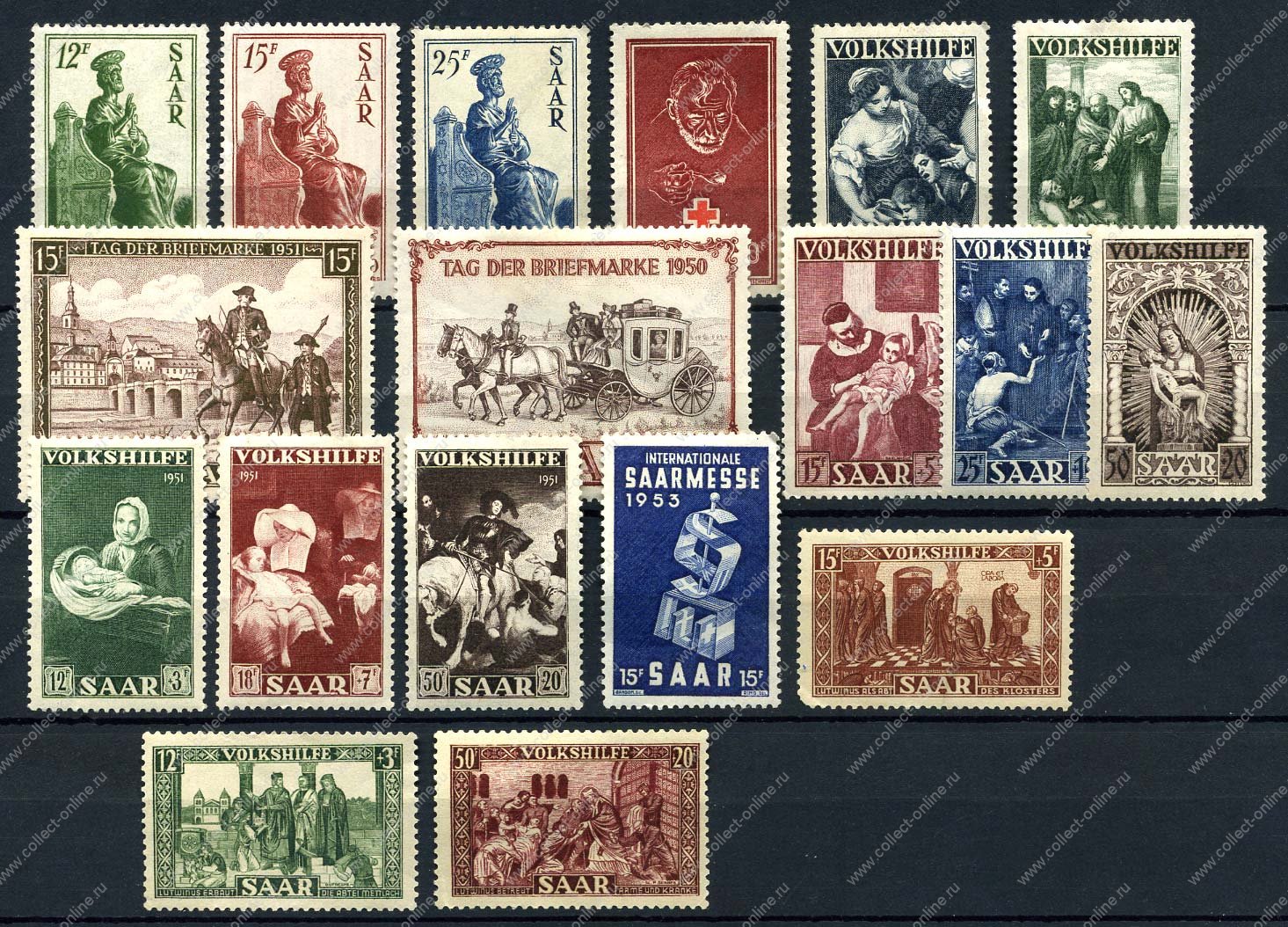 Марки старые фото Collect-Online - интернет-магазин для коллекционеров: марки Саара
