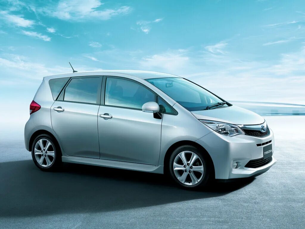 Марки тойота фото и название Subaru Trezia 2010, 2011, 2012, 2013, 2014, хэтчбек 5 дв., 1 поколение, NCP120 т