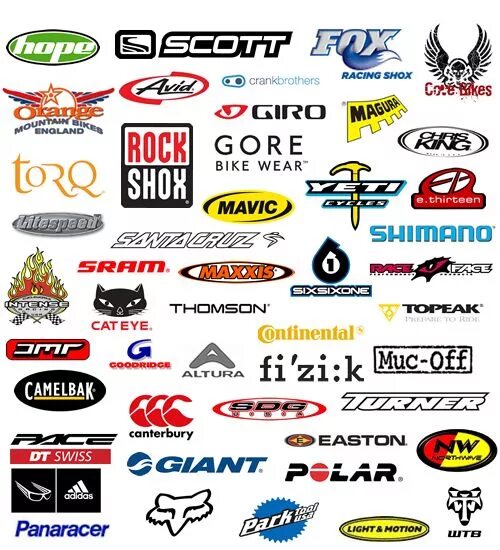 Марки велосипедов список с фото Bike Brand Logos