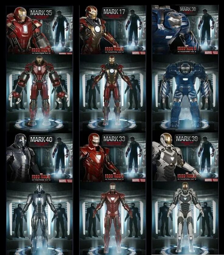 Марки железного человека фото Iron Man on Pinterest Iron Man 3, Iron Man Suit and Avengers Iron man suit, Iron