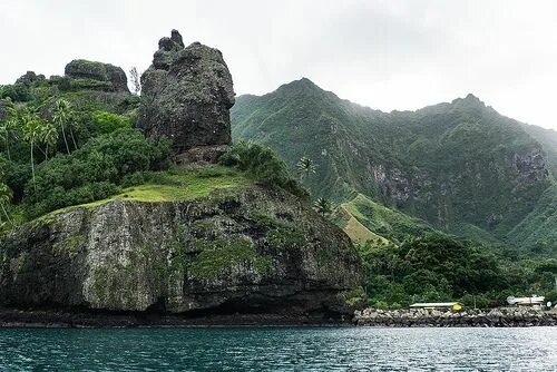 Маркизские острова фото FATU HIVA - Bay of virgins - MARQUESAS ISLAND Hiva oa, Island, Federated states 