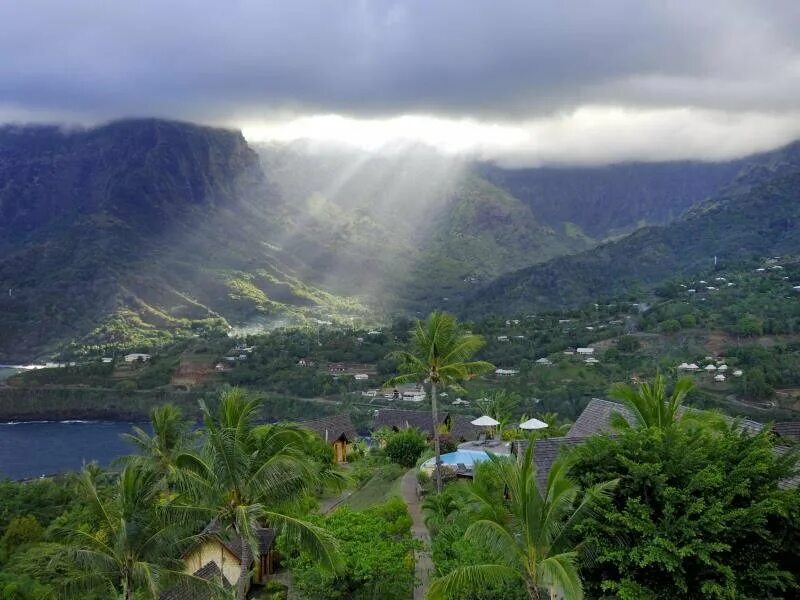 Маркизские острова фото Hanakee Hiva Oa Pearl Lodge, гостиница, Французская Полинезия, Хива-Оа, Atuona, 