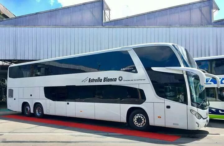 Марко поло автобус фото Scania marco polo paradiso 1800 dd estrella blanca Autobus de dos pisos, Autobus