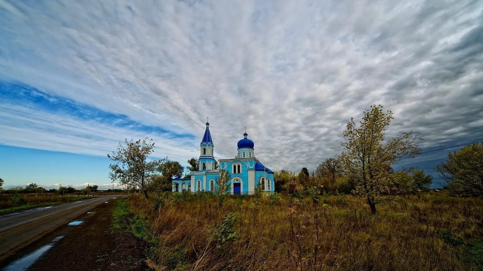 Марков фото церковь обои : Церковь, храм, Дорога, Осень, Трава, Выцветший, Грязь 1920x1080 - 4kWallp