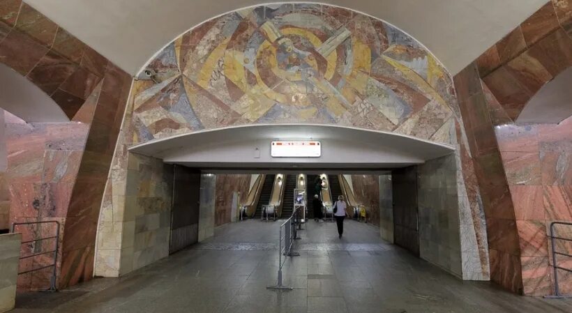 Марксистская москва калининская линия метро марксистская фото На станции "Марксисткая" начался ремонт 1 из 3 эскалаторов - Единый Тр