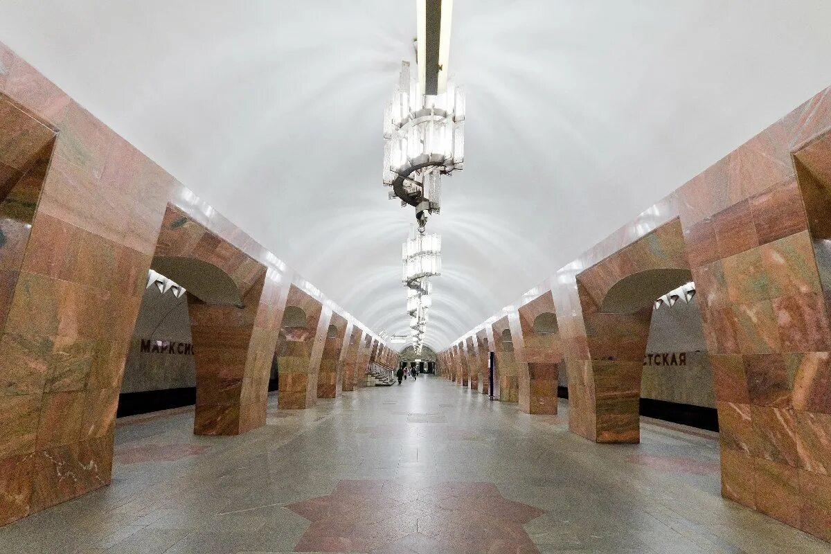 Марксистская москва калининская линия метро марксистская фото Станция метро "Марксистская"