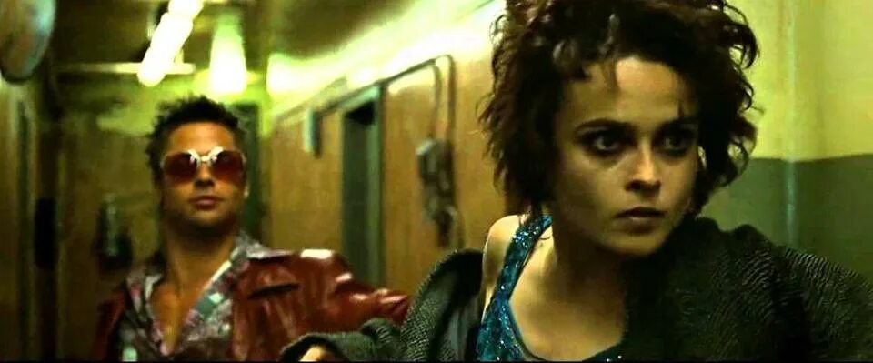 Марла бойцовский клуб фото Helena Bonham Carter and Brad Pitt Reunite at SAG Awards, Presumably Don't Talk 