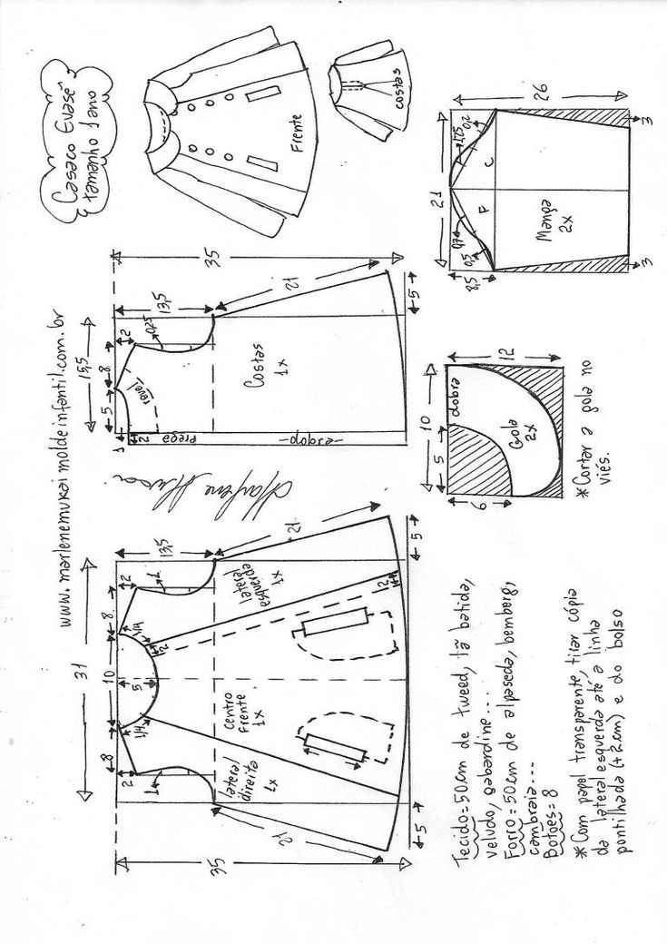 Марлен мукай детские выкройки Pin on پالتو و کاپشن بچگانه Kids clothes patterns, Baby sewing patterns, Toddler