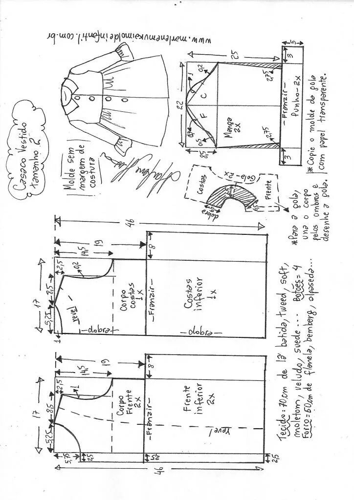 Марлен мукай мужская рубашка выкройка размер 60 Vestido casaco - DIY- marlene mukai - molde infantil Linen pants pattern, Trouse