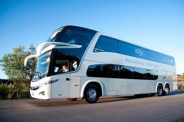 Марлин автобус фото Marcopolo Paradiso 1800 Bus coach, Double decker bus, Luxury bus