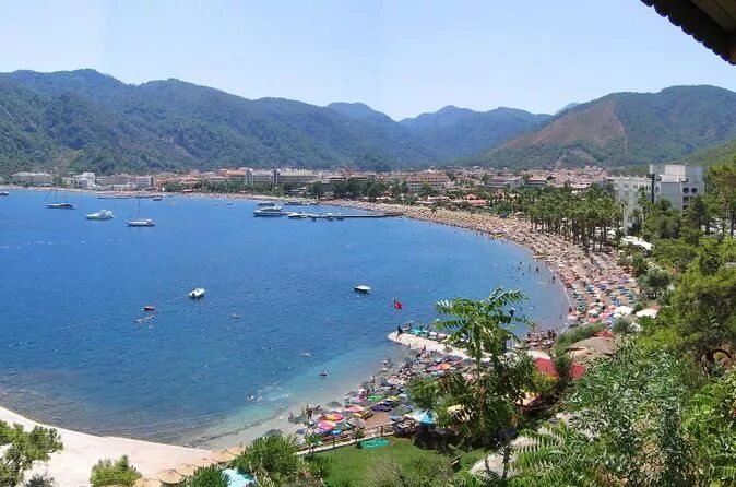 Мармарис фото города и пляжей Marmaris Village tour Turgut Waterfalls and Kizkum Mermaid Sand with Lunch Spend