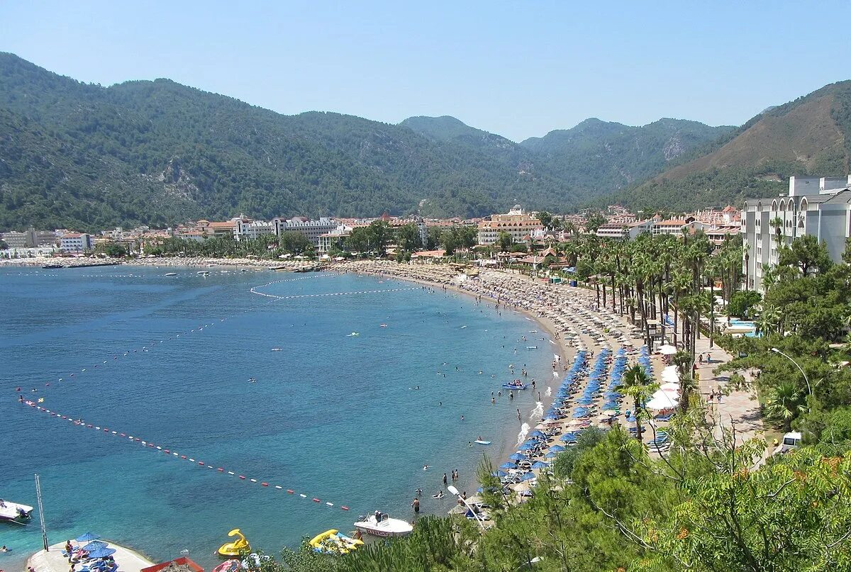 Мармарис турция фото пляжей File:Marmaris beach PD.jpg - Wikipedia