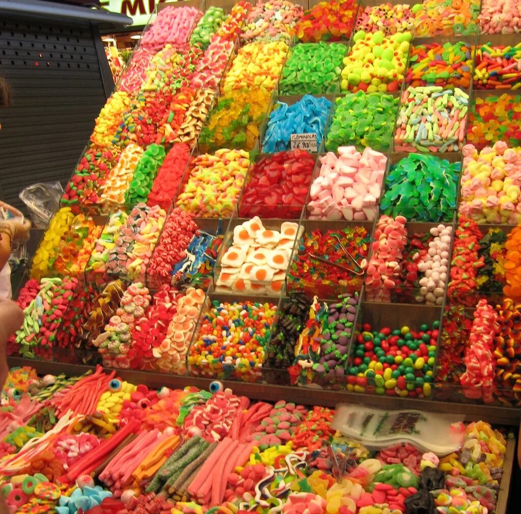 Мармелад ул мира 140 фото Candy Stand - Barcelona Spain Tammy Flickr