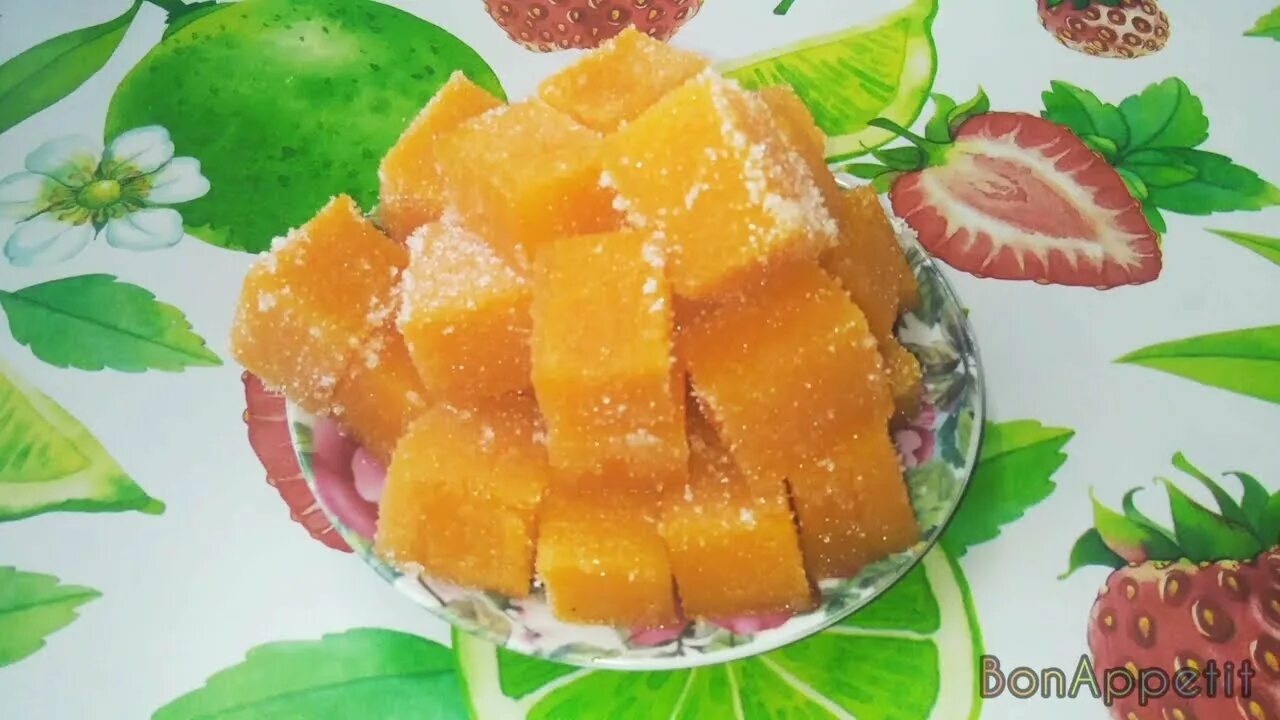 Мармеладки из тыквы рецепт с фото пошагово Домашний мармелад из тыквы и апельсина - YouTube