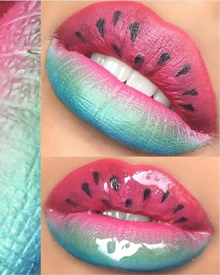 Мармеладные губы макияж #glossy watermelon lips or matte? Get all your lip essentials from The Makeup Cl