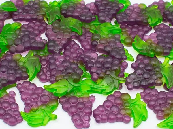 Мармеладный виноград описание сорта фото Мармелад жевательный фигурный HALAL "Гигантский виноград" 1кг /DAMEL Испания/ - 