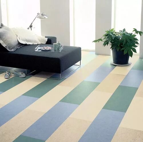 Мармолеум в интерьере квартиры фото The Most Popular Types of Sustainable Flooring Options Plancher vinyle, Plancher