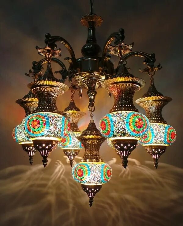 Марокканский светильник своими руками Luxury Moroccan Chandelier and Moroccan Lanterns