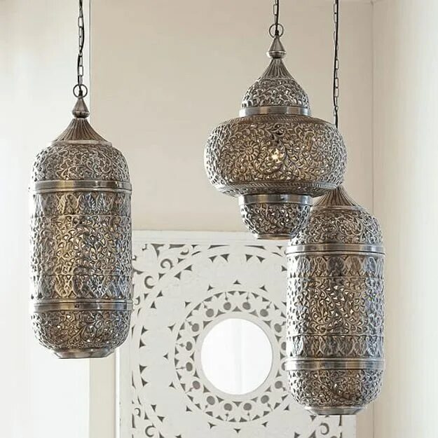 Марокканский светильник своими руками MOROCCAN STYLE HANGING LANTERNS - Concepts and Colorways Moroccan pendant light,