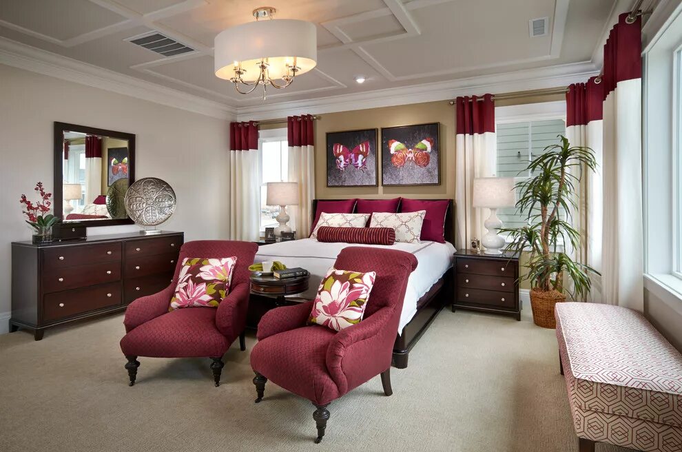 Марсала сочетание в интерьере Chesapeake Master Bedroom - Классический - Спальня - Денвер - от эксперта Parkwo