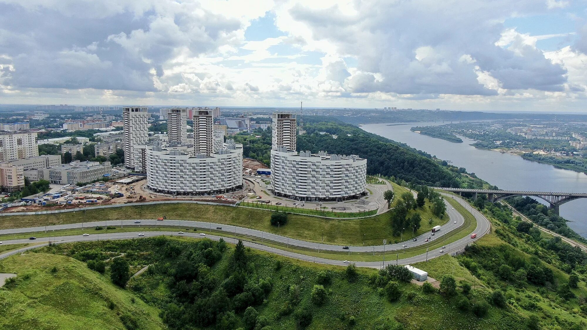 Маршал град нижний новгород фото ЖК "Маршал Град" в Нижнем Новгороде - City Tower Cranes
