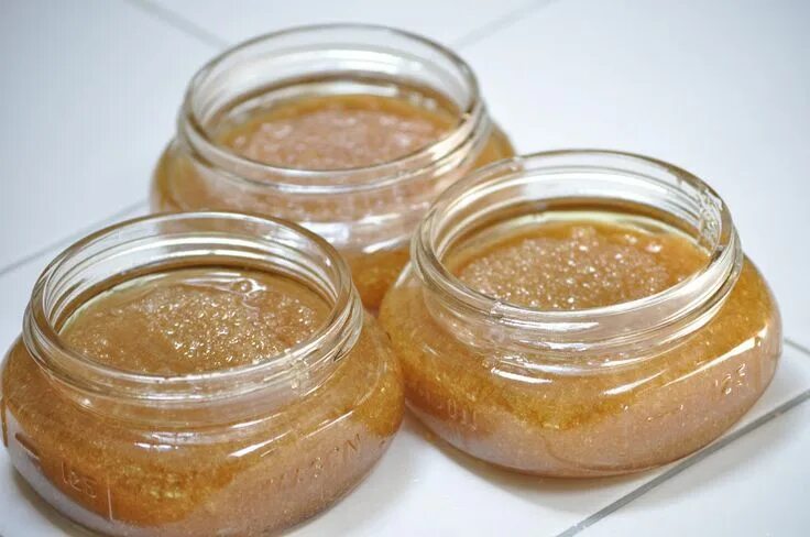 Мед с сахаром фото Homemade sugar scrub recipes how to Sugar scrub homemade, Sugar scrub homemade r