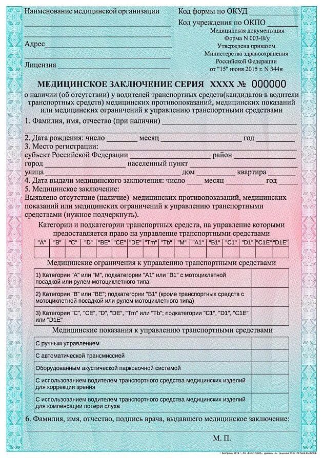Мед справка водительская 2024 фото Замена водительского удостоверения (ВУ) - DRIVE2