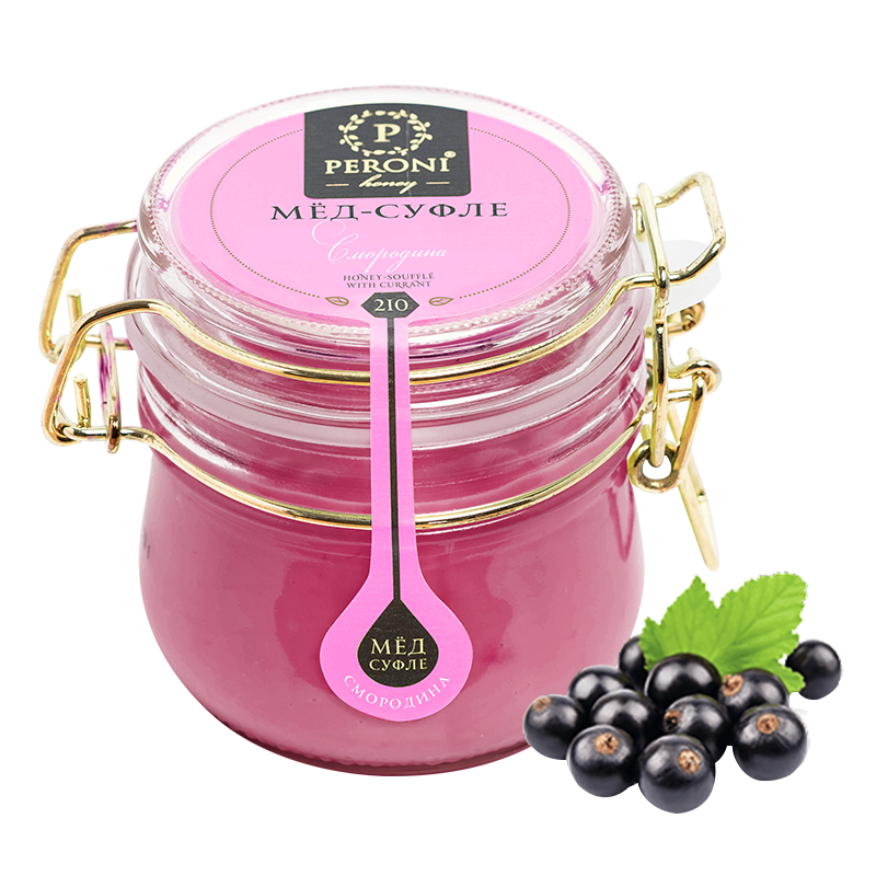 Мед суфле фото Мед-суфле Peroni Honey смородина 260 г - купить в Москве, цены в интернет-магази