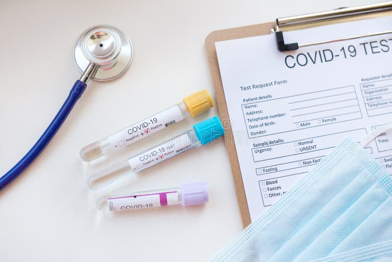 Мед тест полевая ул 6 фото Coronavirus Blood Test in Laboratory Test List Medical Form Blood Tubes Stock Ph