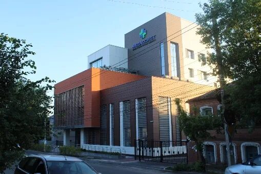 Медассист ул димитрова 16 курск фото Фотогалерея объектов Алюминстрой, облицовка фасадов алюминиевыми композитными па