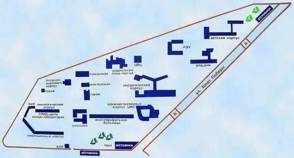 Медгородок тольятти схема расположения корпусов Карта медгородка тольятти с номерами корпусов